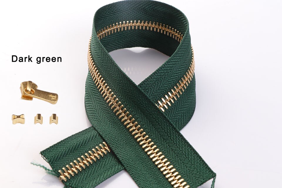 2sets #3/#5 50cm YKK Zipper with Excella Zipper Puller | WUTA