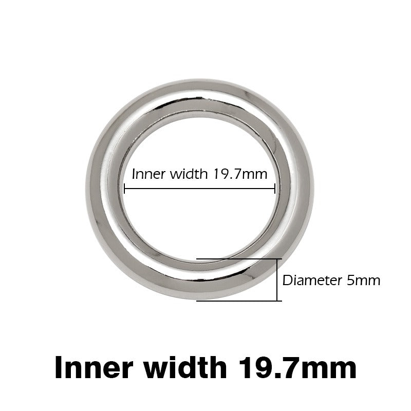 10Pcs New Heavy Duty Metal O Rings Round Jump Ring | WUTA