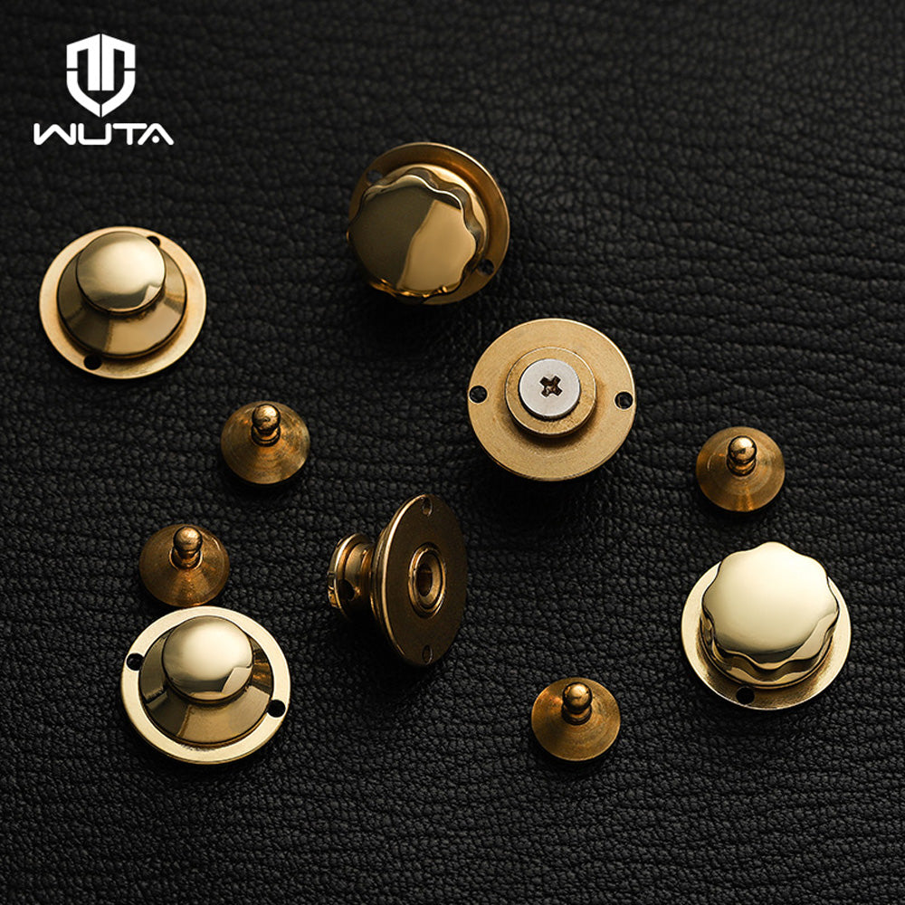 Original Design Brass Bag Lock Spring Buckle Metal Insert Lock | WUTA