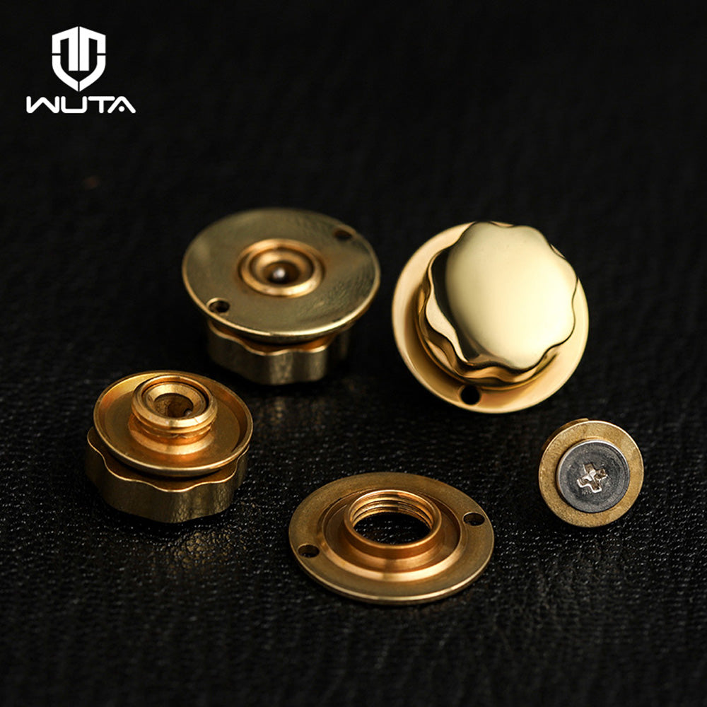 Original Design Brass Bag Lock Spring Buckle Metal Insert Lock | WUTA