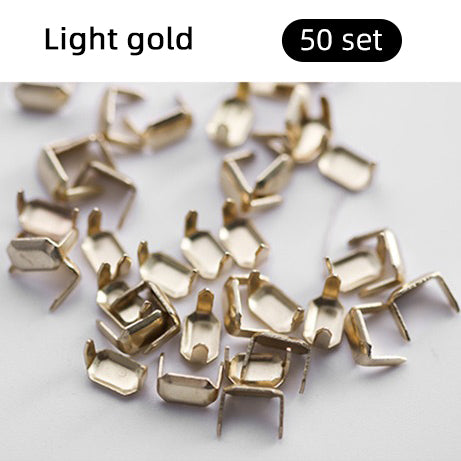 50/100 Set Solid Brass Claw Studs Belts/Leathercraft Rivets | WUTA