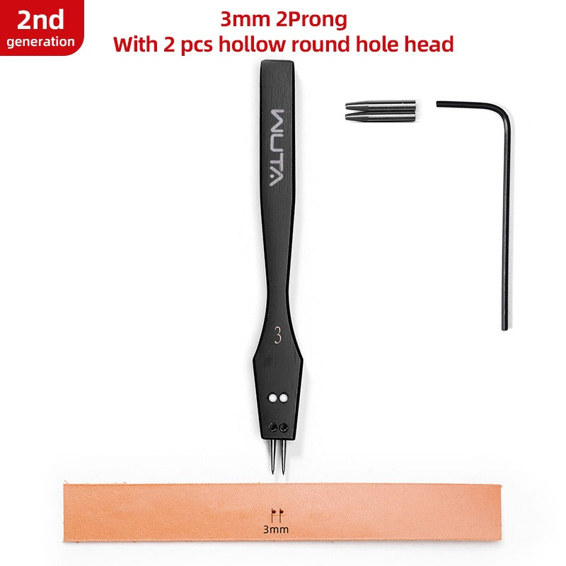 2nd Generation Removable Circle Leather Hole Punch | WUTA