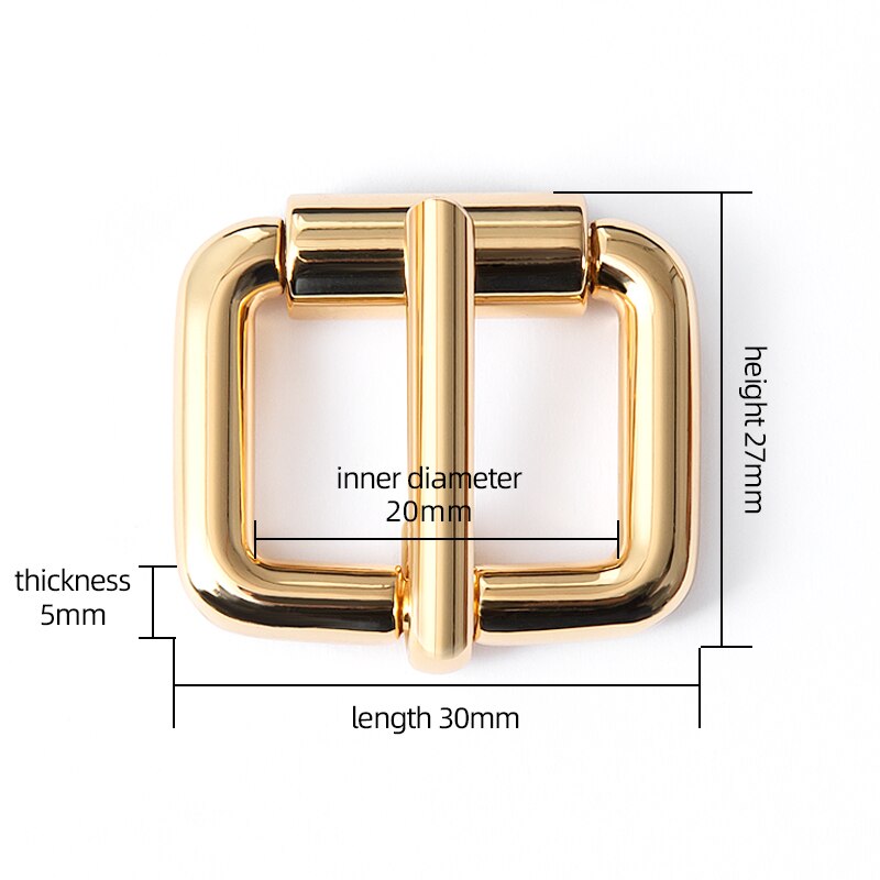D Tail Hook Buckle and Metal Roller Pin Buckle DIY Accessories for LV Bag | WUTA