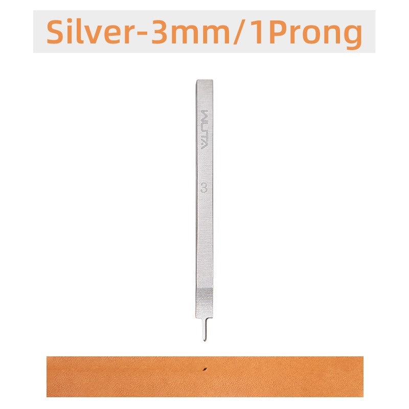 Leather Chisel Tool Diamond Thorn Iron Hole Punch High Polished | WUTA