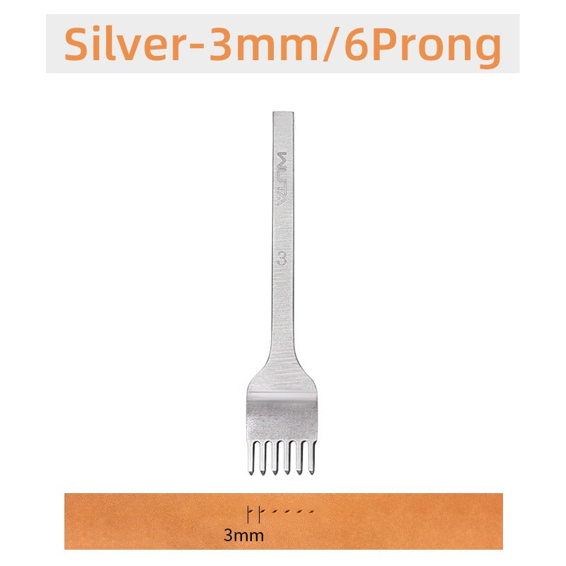 Leather Chisel Tool Diamond Thorn Iron Hole Punch High Polished | WUTA