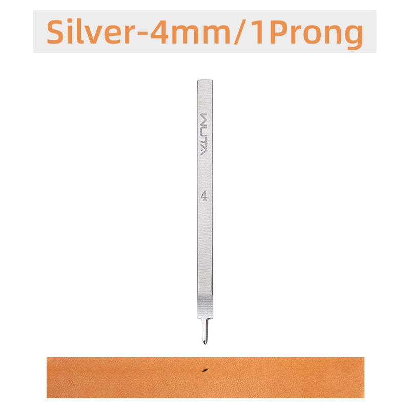 Leather Chisel Tool Diamond Thorn Iron Hole Punch High Polished | WUTA