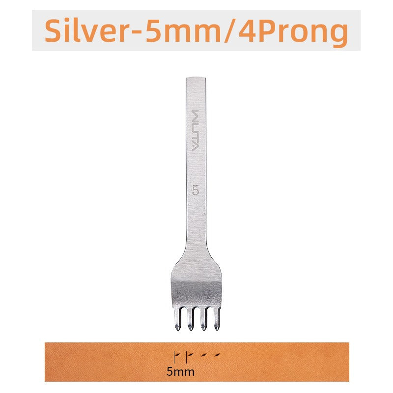 Leather Chisel Tool Diamond Thorn Iron Hole Punch High Polished | WUTA