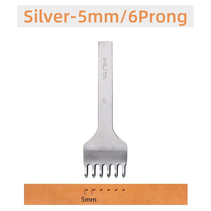 Leather Chisel Tool Diamond Thorn Iron Hole Punch High Polished | WUTA