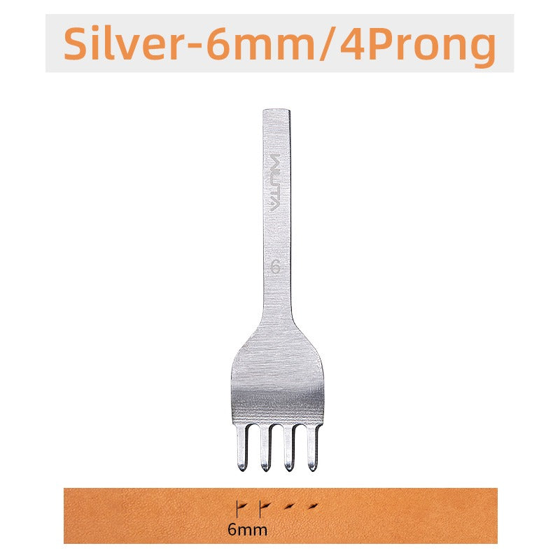 Leather Chisel Tool Diamond Thorn Iron Hole Punch High Polished | WUTA