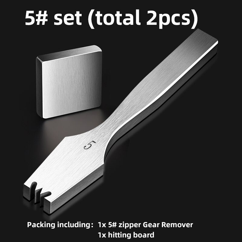 Stainless Steel Zipper Teeth Remover Set 3# 5# | WUTA