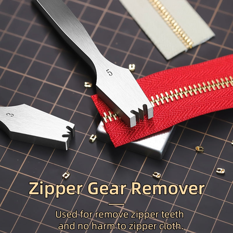 Stainless Steel Zipper Teeth Remover Set 3# 5# | WUTA