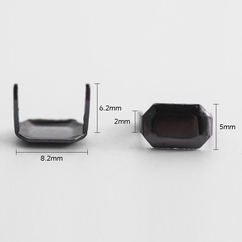 50/100 Set Solid Brass Claw Studs Belts/Leathercraft Rivets | WUTA