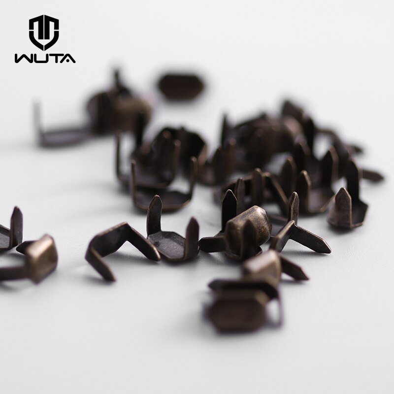 50/100 Set Solid Brass Claw Studs Belts/Leathercraft Rivets | WUTA