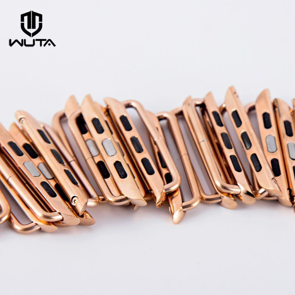 Seamless Metal Connector Clasp Buckle For Apple Watch 38mm/42mm | WUTA