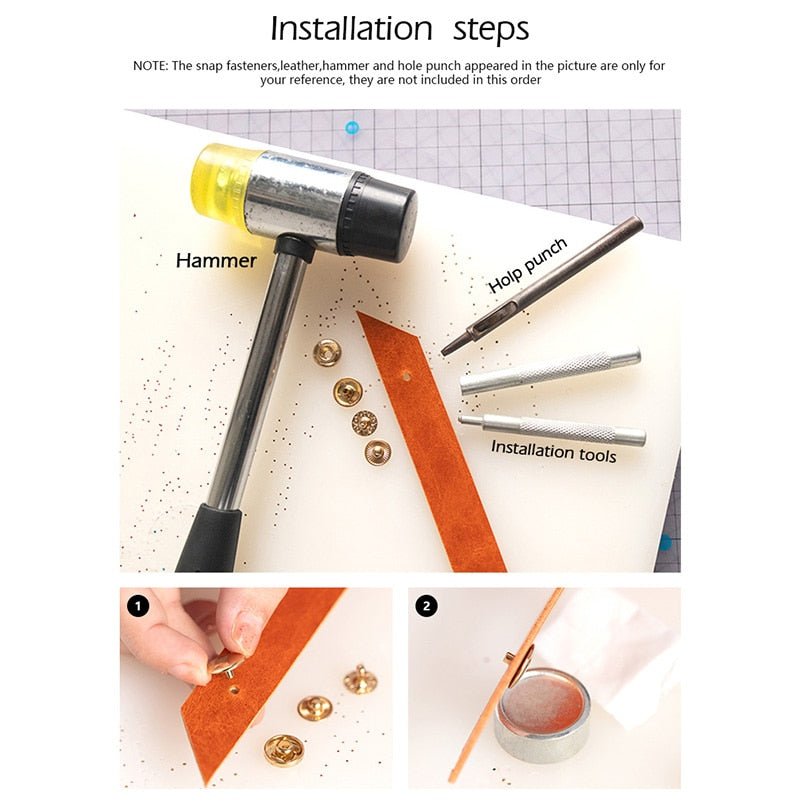 Die Punch Fix Tool Set For 10/12.5/15mm | WUTA