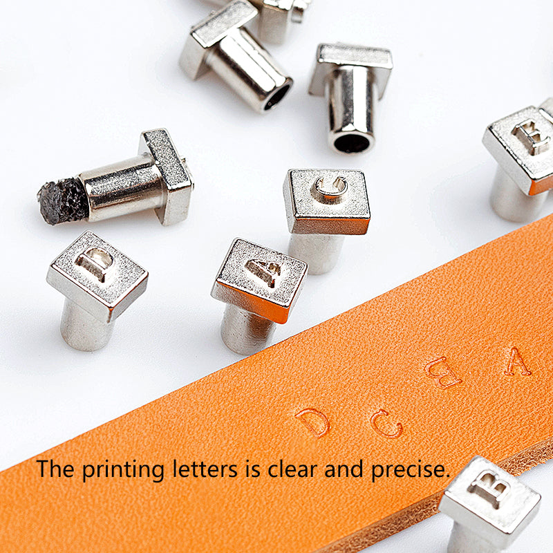 Leather Alphabet Stamps Punch Capital Letters & Number Stamping Tools | WUTA