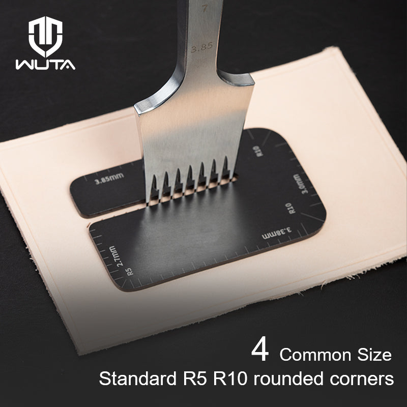 WUTA Leather Punch Aid Pulling Board Diamond Chisel Pricking Iron Aid