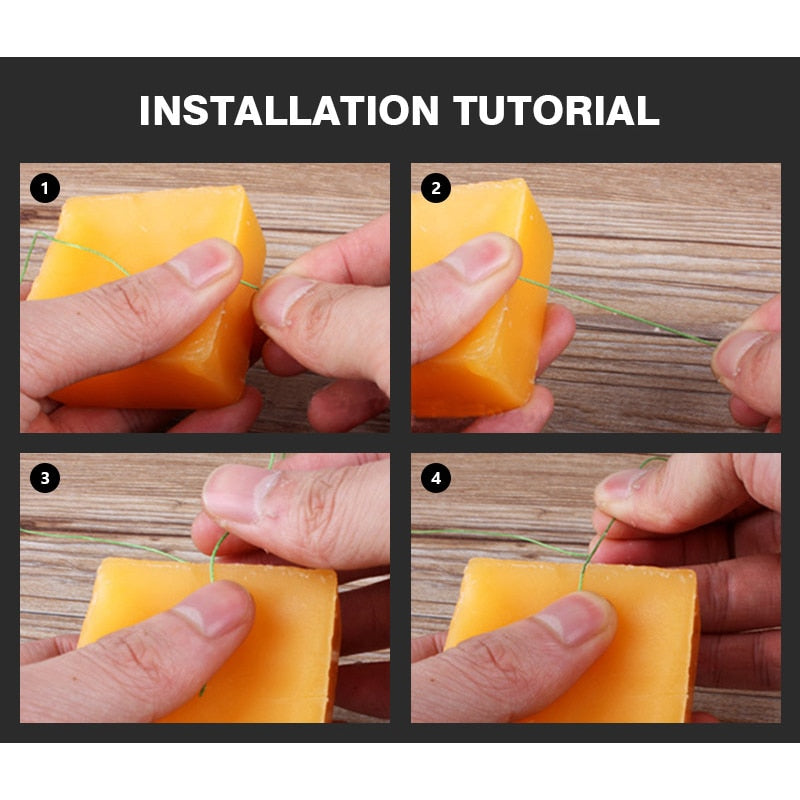 40g Leather Craft Smooth Wax Thread Line Tools | WUTA