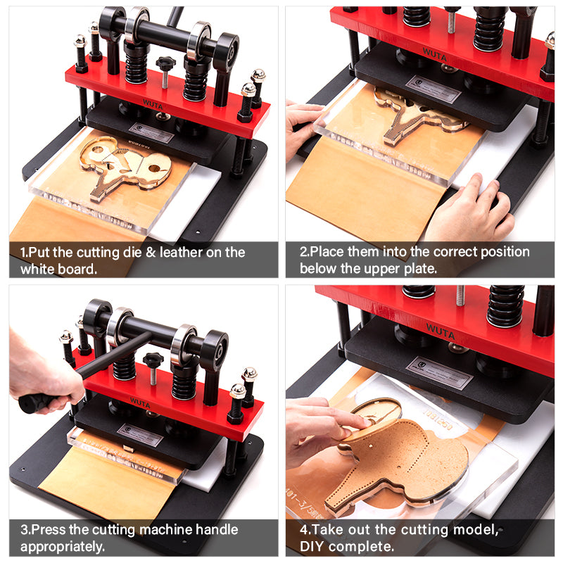 Professional Manual Leather Cutting Machine (Size L) | WUTA