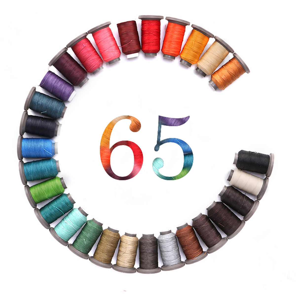 0.65mm Round Waxed Sewing Thread 70 Meter| WUTA