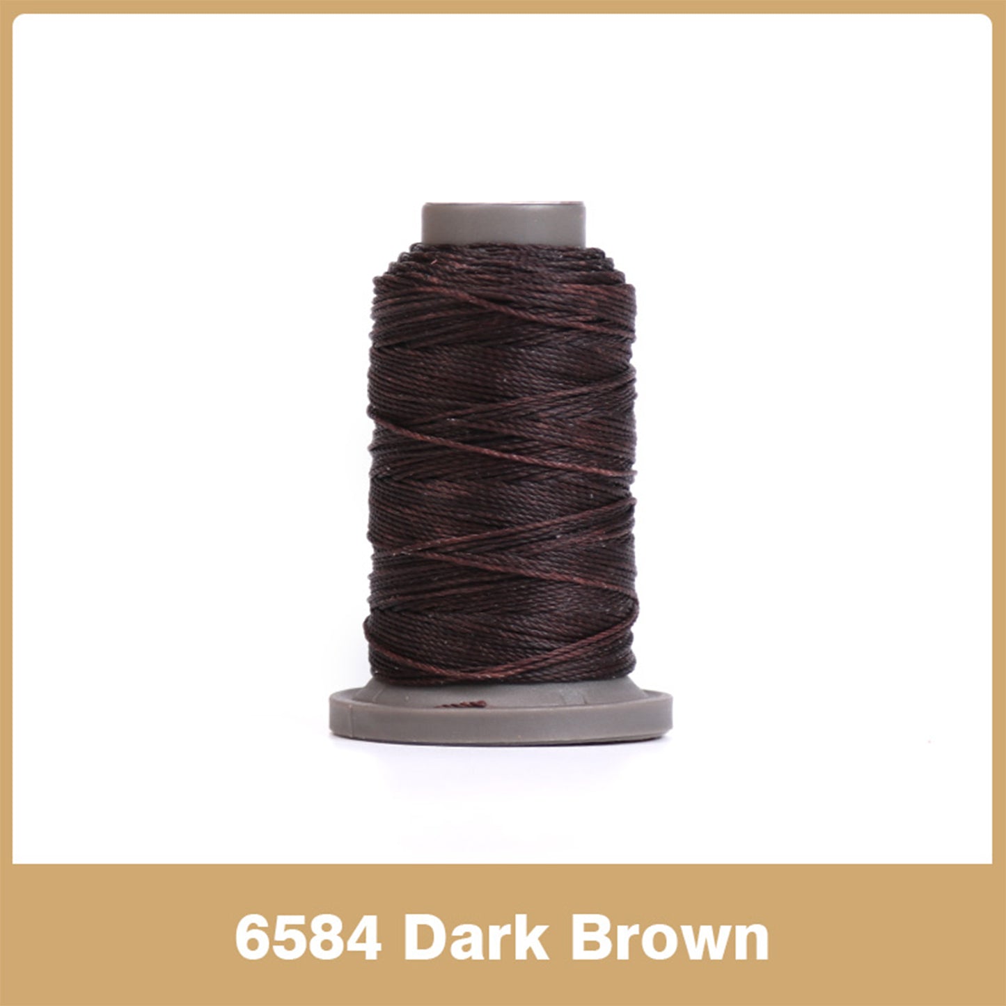 WUTA 0.65mm Polyester Hand Sewing Round Wax Line 70 Meter