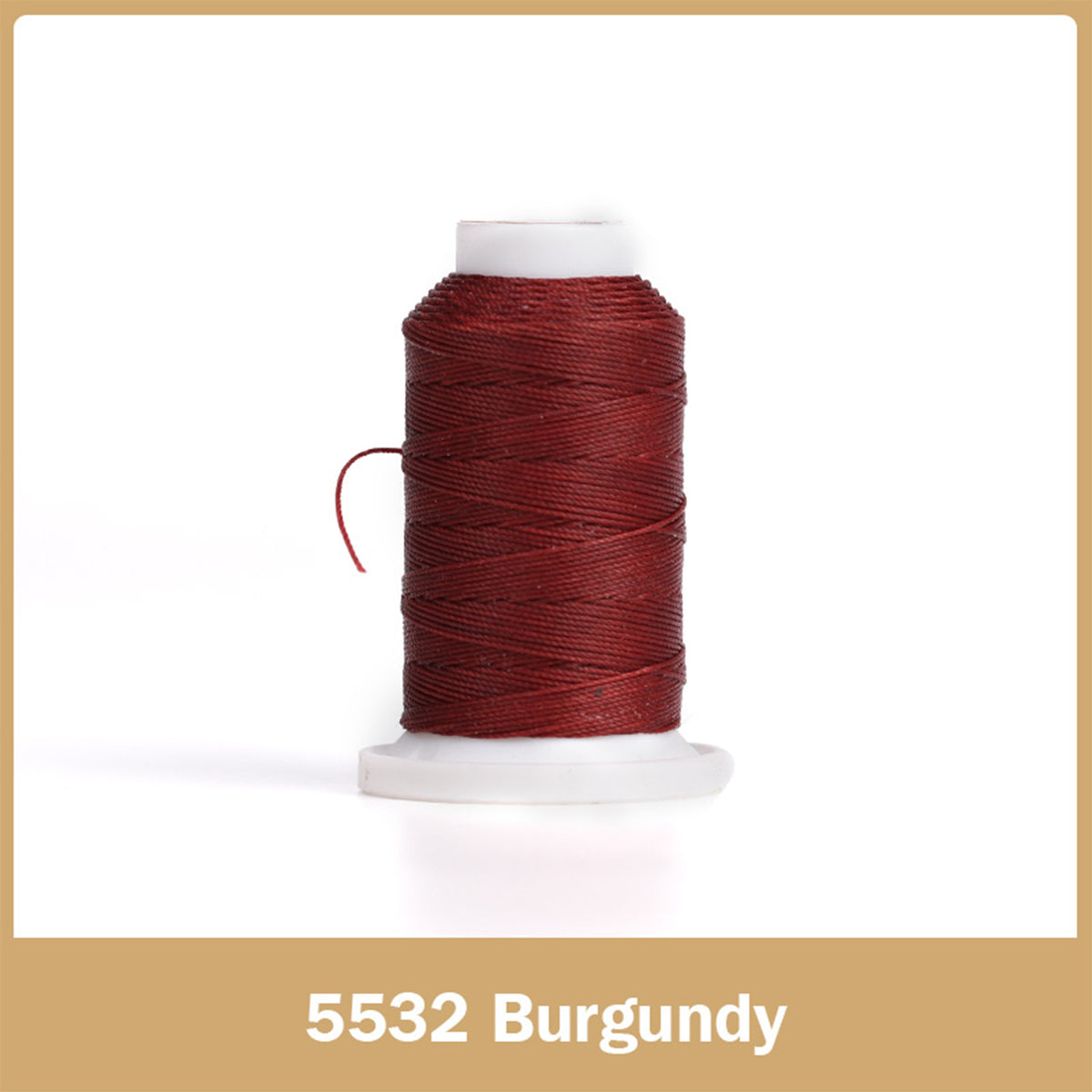 0.55mm Polyester Hand Sewing Round Wax Thread 90 Meter | WUTA