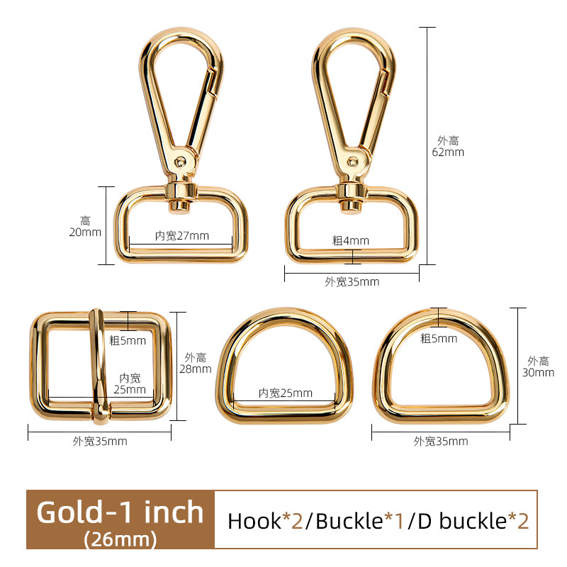 Universal Bag Hardware Accessories Zinc Alloy Hook D Buckle | WUTA