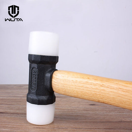 Nylon Head Mallet Hammer Dual Face leather Craft Tool | WUTA