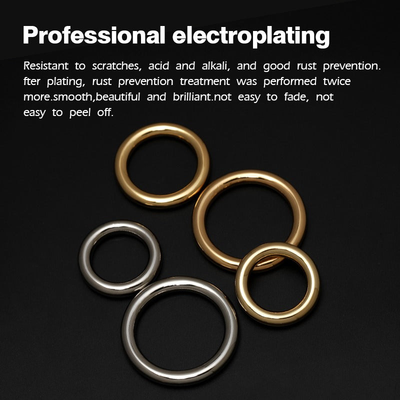 10Pcs New Heavy Duty Metal O Rings Round Jump Ring | WUTA