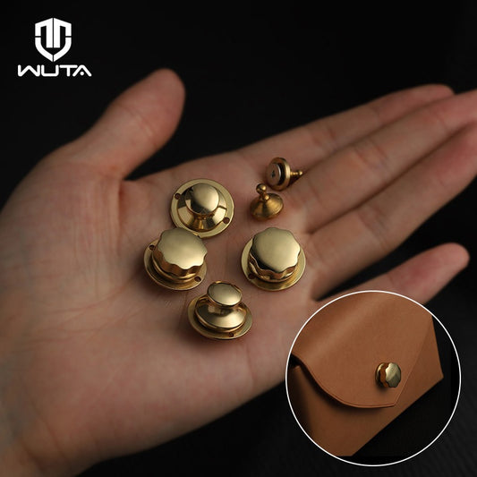 Original Design Brass Bag Lock Spring Buckle Metal Insert Lock | WUTA