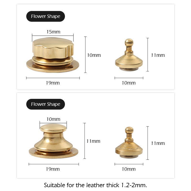 Original Design Brass Bag Lock Spring Buckle Metal Insert Lock | WUTA