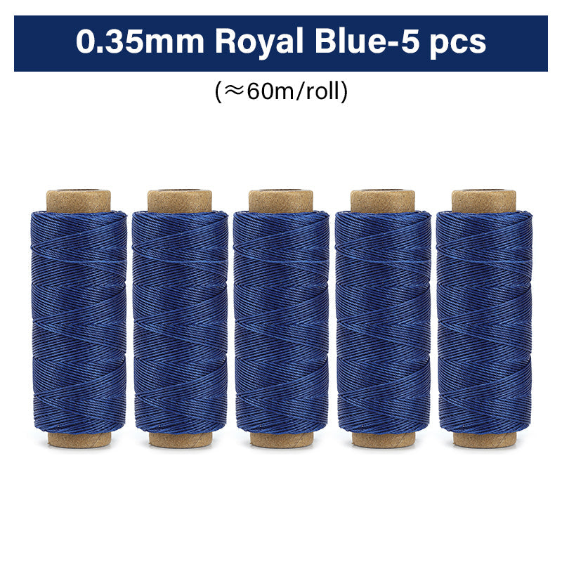 0.35mm/0.45mm/0.55mm/0.65mm Polyester Hand Sewing Round Waxed Thread | WUTA