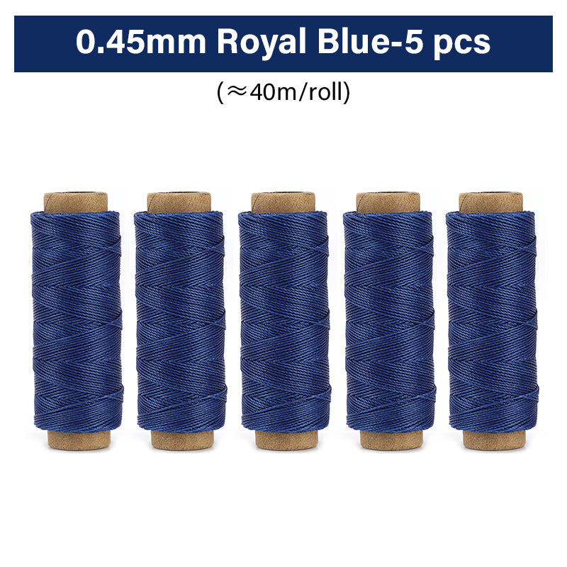0.35mm/0.45mm/0.55mm/0.65mm Polyester Hand Sewing Round Waxed Thread | WUTA
