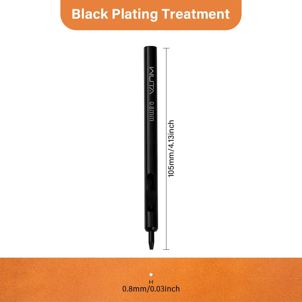 WUTA Electrophoretic Coating Round Hole Punch Leather Hollow Punch