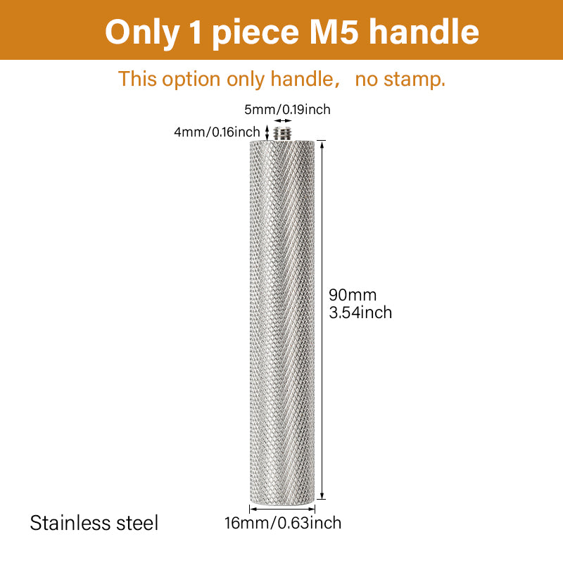 Customized Leather Brass Stamp Custom Logo Copper Mold | WUTA