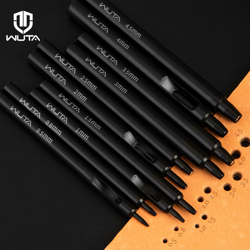 WUTA Electrophoretic Coating Round Hole Punch Leather Hollow Punch