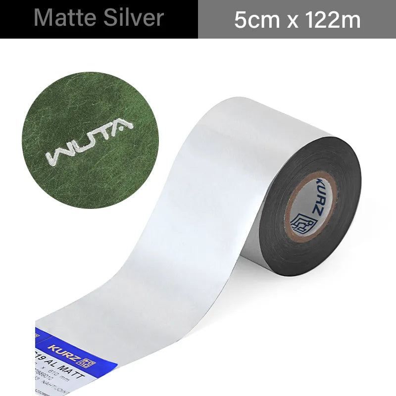 Hot Stamping Foil Paper Heat Transfer Foil Roll 5cm x122m | WUTA