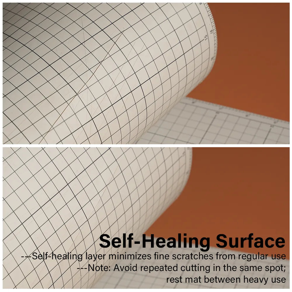 WUTA Self Healing Cutting Mat for Sewing & Crafting | Professional Double-Sided Cutting Mat