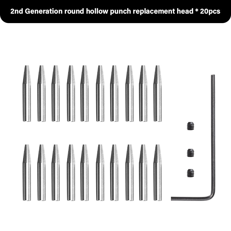 2nd Generation Removable Round Circle Leather Hole Punch | WUTA