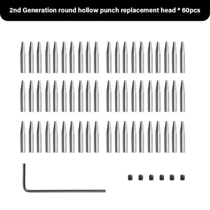2nd Generation Removable Round Circle Leather Hole Punch | WUTA
