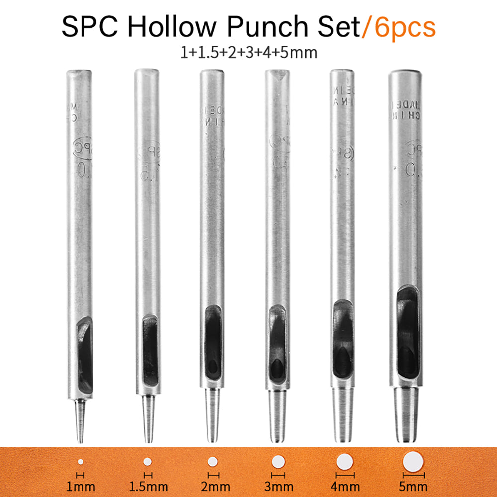 SPC Round Hole Punch Alloy Tool Steel 0.5-30mm | WUTA