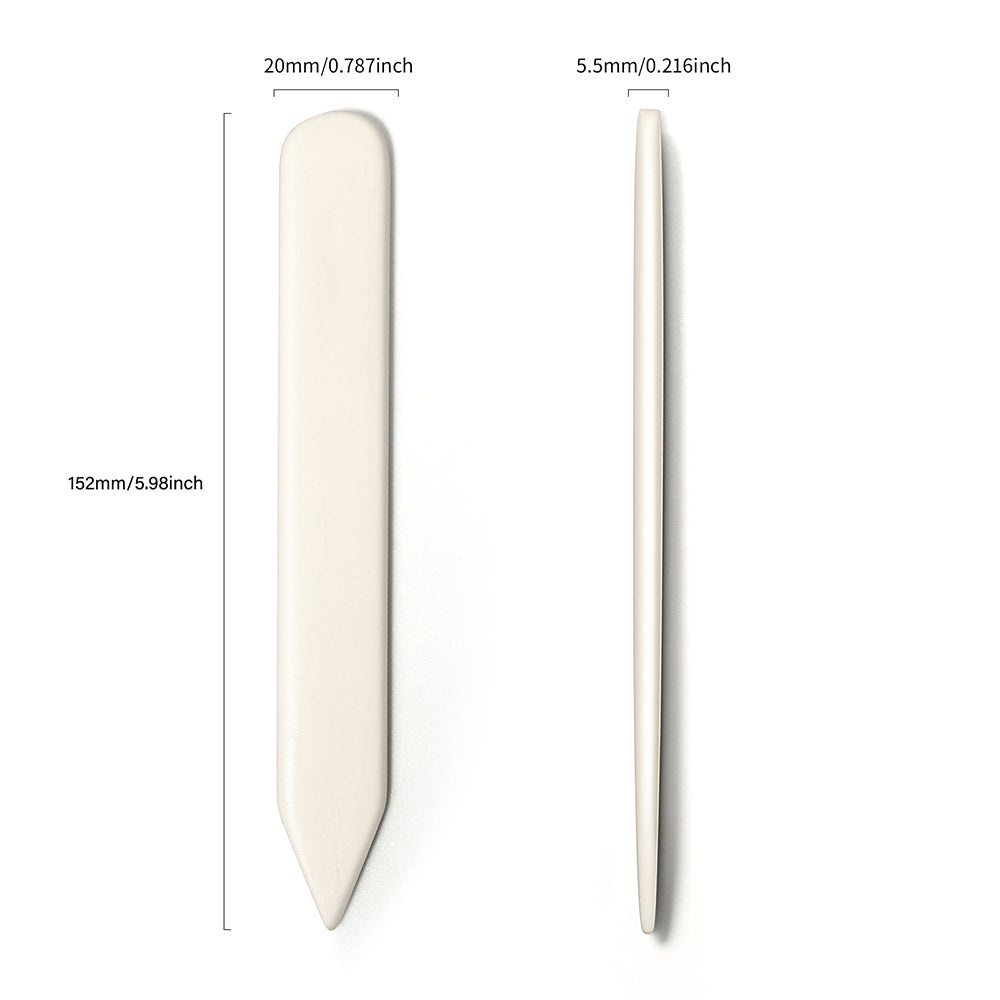 Natural OX Bone Folders Leather Craft Tools | WUTA