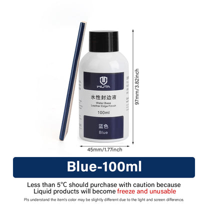 WUTA 100ml Pro Leather Paint Water and Oil-Based Finish Color Edge Sealing Liquid