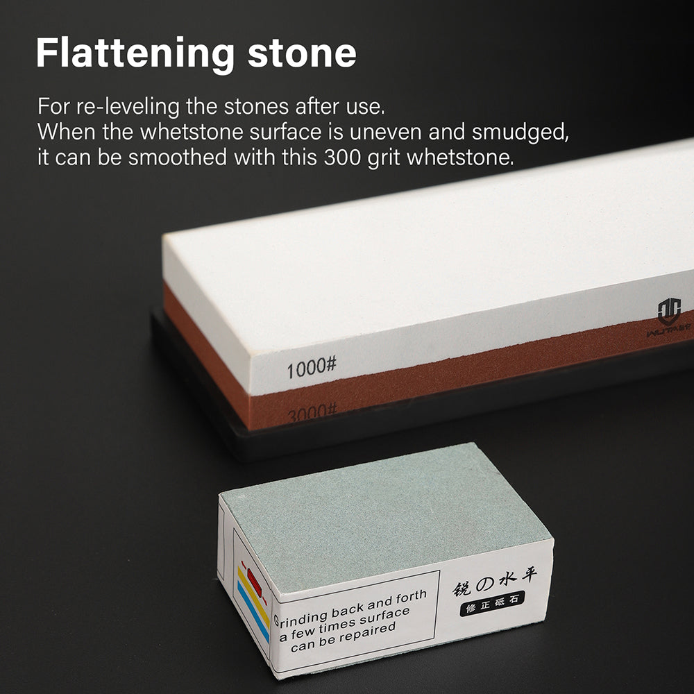 Double Sided Corundum Whetstone Dual-Sided Sharpening Stone 1000&3000 Grit | WUTA