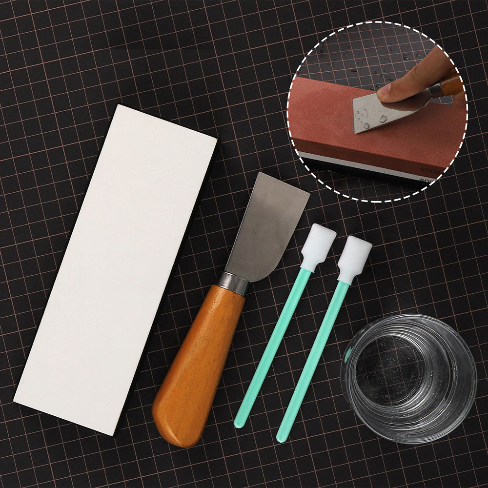 Double Sided Corundum Whetstone Dual-Sided Sharpening Stone 1000&3000 Grit | WUTA