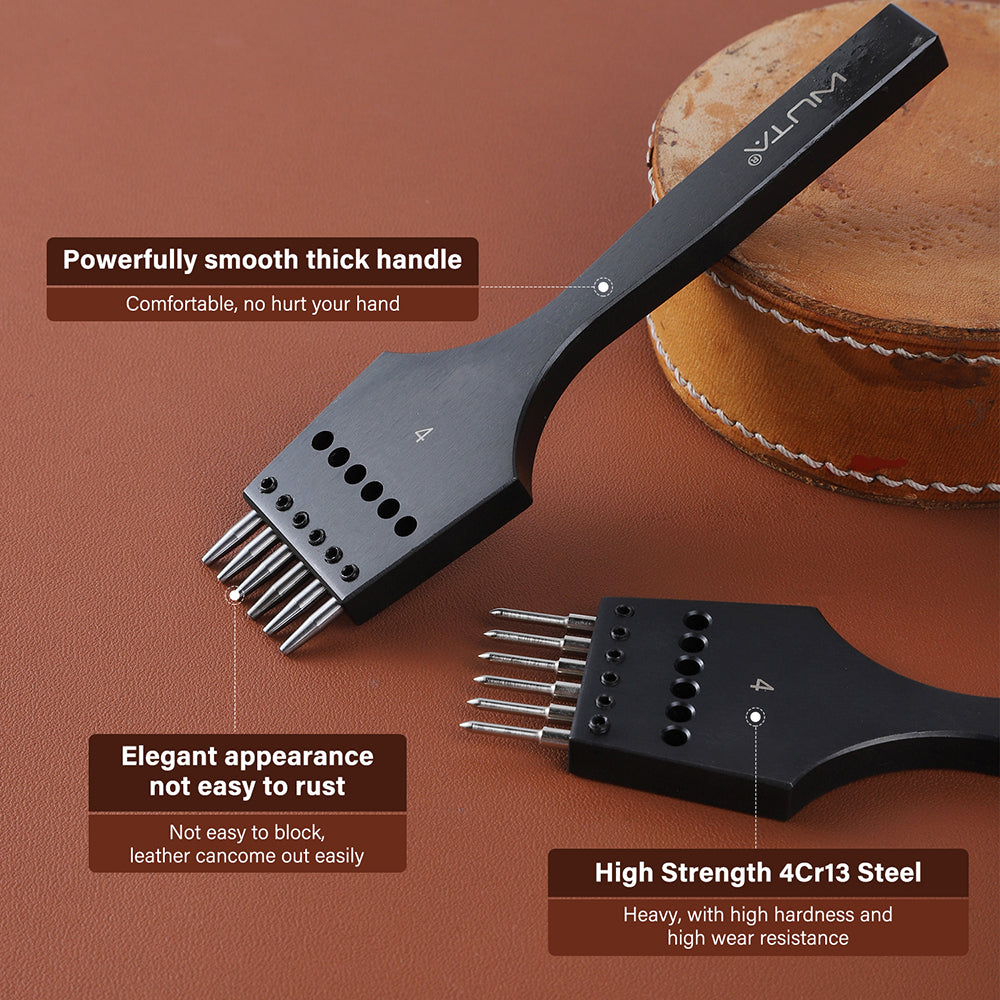 2nd Generation Removable Round Circle Leather Hole Punch | WUTA