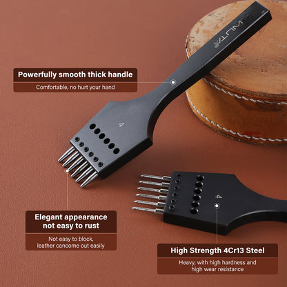 2nd Generation Removable Round Circle Leather Hole Punch | WUTA