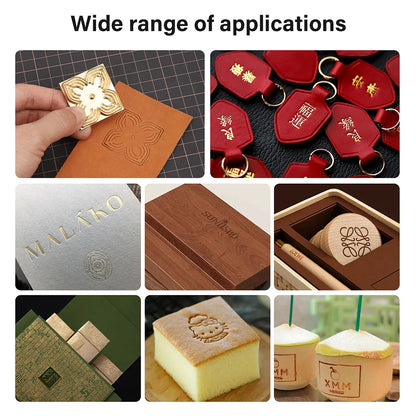 Customized Leather Brass Stamp Custom Logo Copper Mold | WUTA