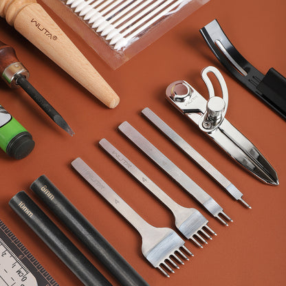 24pcs Basic Leather Craft Tool Set | WUTA