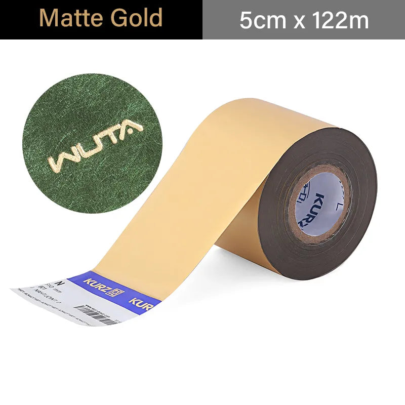 Hot Stamping Foil Paper Heat Transfer Foil Roll 5cm x122m | WUTA